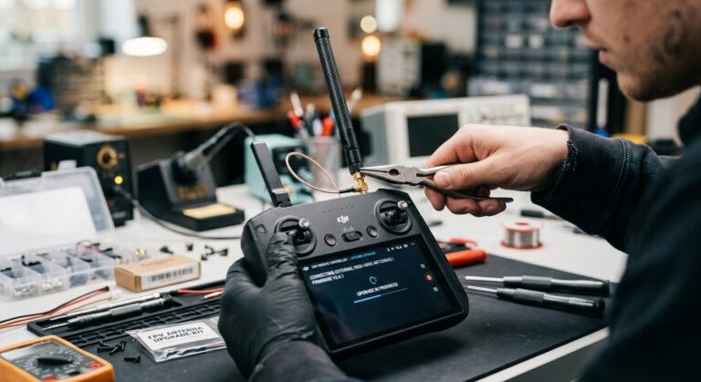 Czy warto wymieniać anteny w aparaturze sterującej dronem