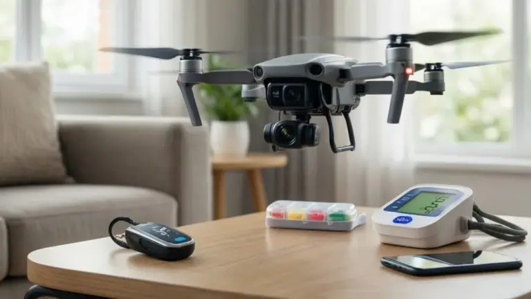 Czy dron może pomóc w opiece nad seniorem? Nowoczesne technologie a alimenty na rodzica